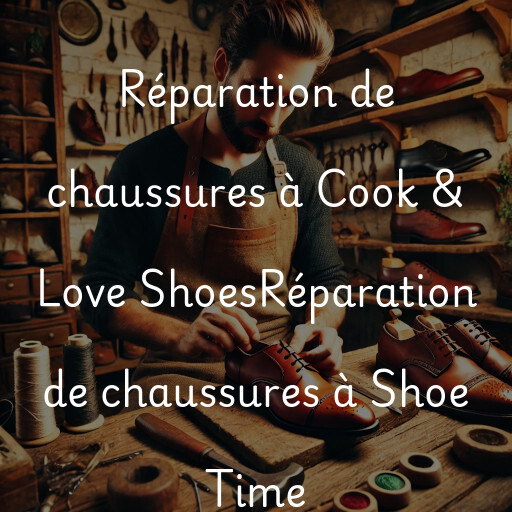 Réparation de chaussures à