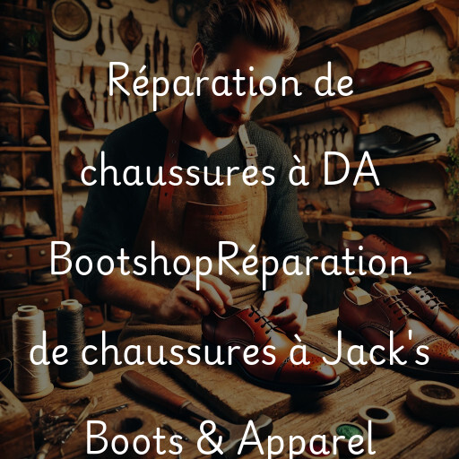 Réparation de chaussures à