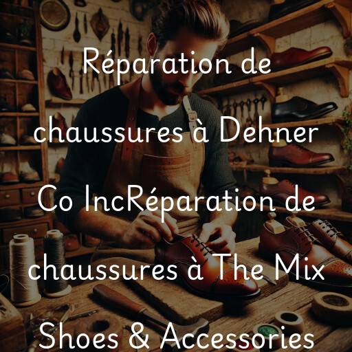 Réparation de chaussures à