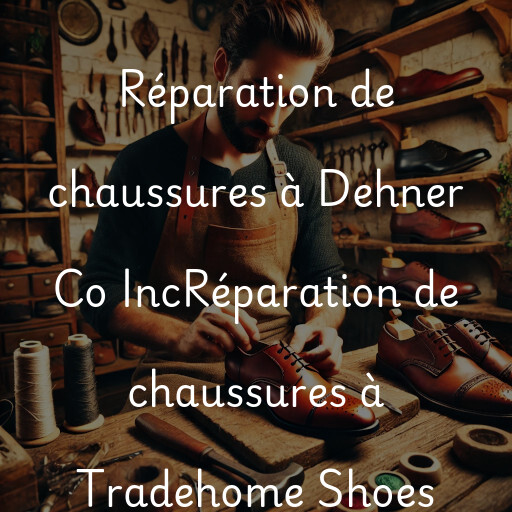 Réparation de chaussures à