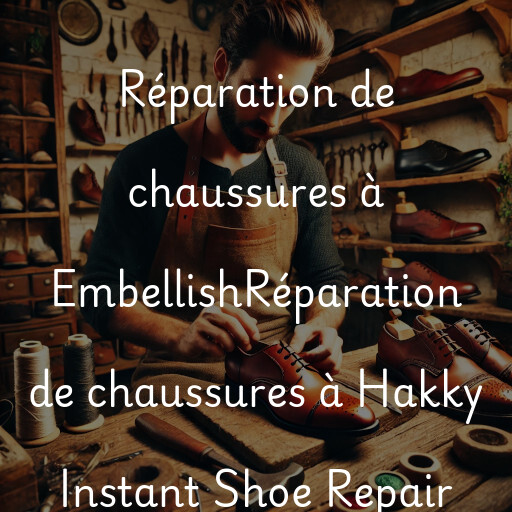 Réparation de chaussures à