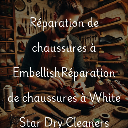 Réparation de chaussures à