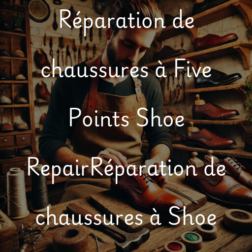 Réparation de chaussures à