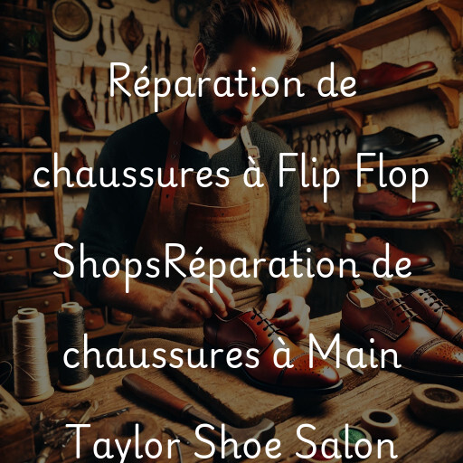 Réparation de chaussures à