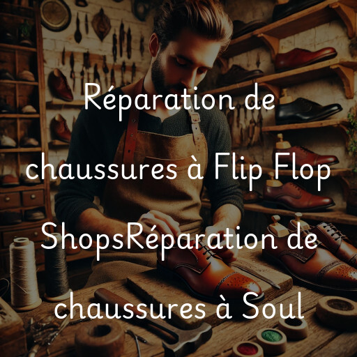 Réparation de chaussures à