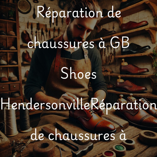 Réparation de chaussures à