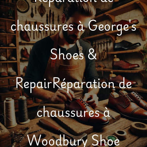 Réparation de chaussures à