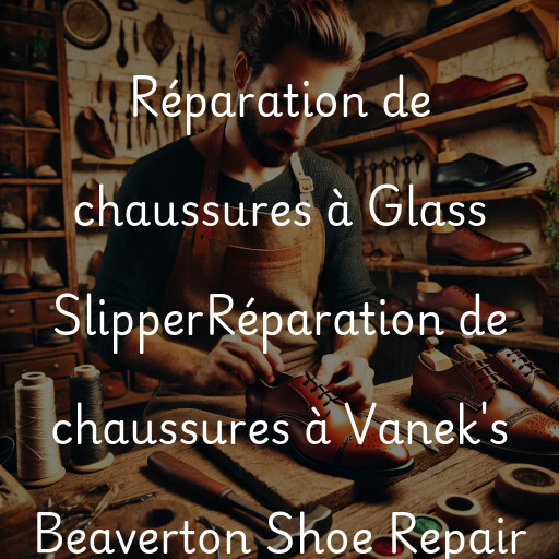 Réparation de chaussures à