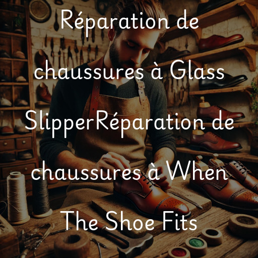 Réparation de chaussures à