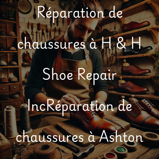 Réparation de chaussures à