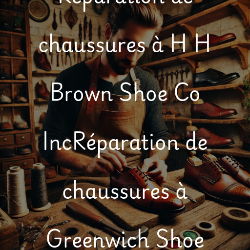 Réparation de chaussures à