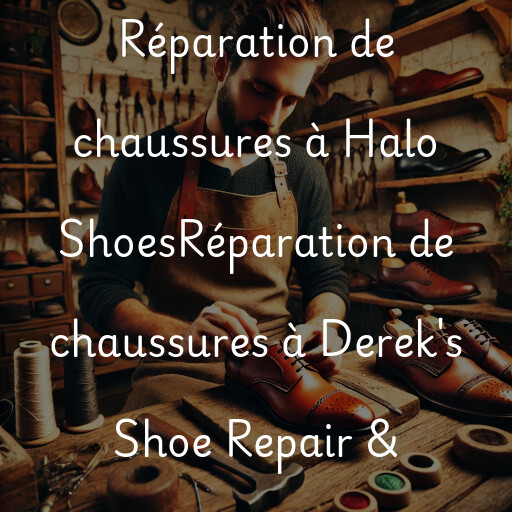 Réparation de chaussures à