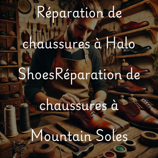 Réparation de chaussures à