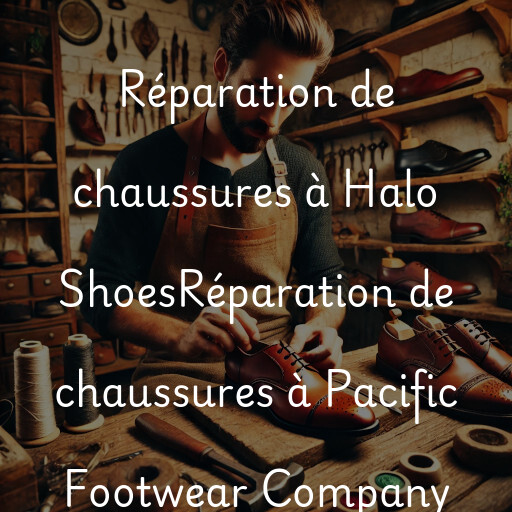 Réparation de chaussures à