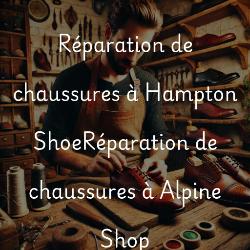 Réparation de chaussures à