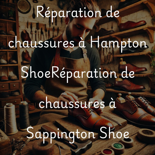 Réparation de chaussures à