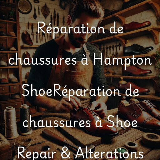 Réparation de chaussures à