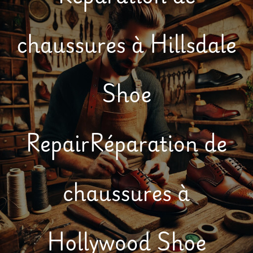 Réparation de chaussures à