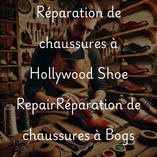 Réparation de chaussures à