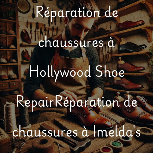 Réparation de chaussures à