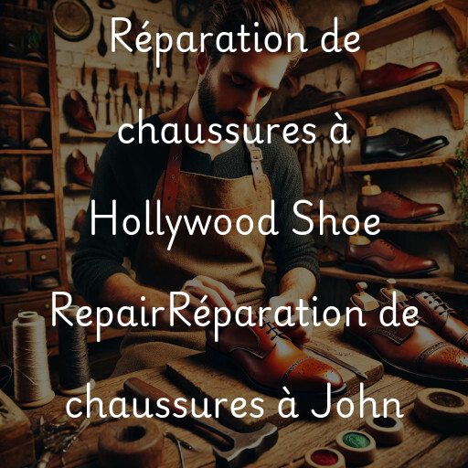 Réparation de chaussures à