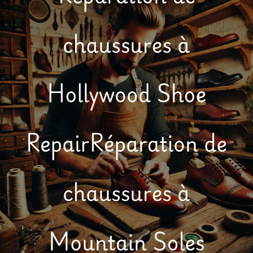 Réparation de chaussures à