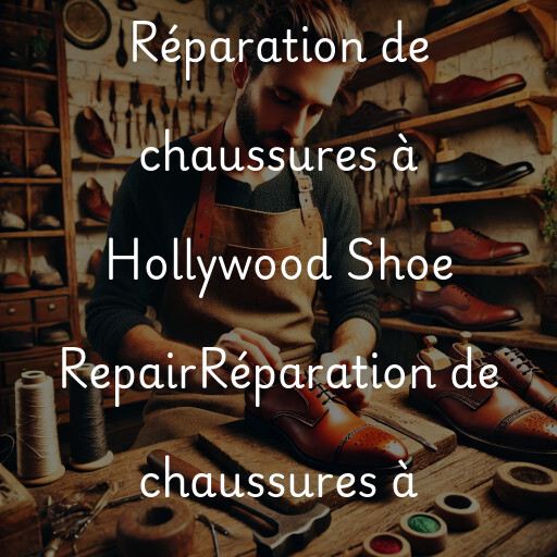 Réparation de chaussures à