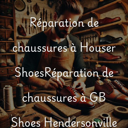 Réparation de chaussures à