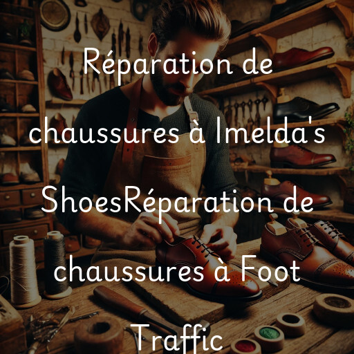 Réparation de chaussures à