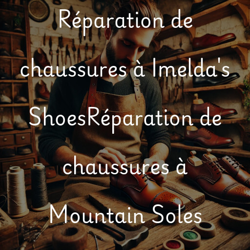 Réparation de chaussures à