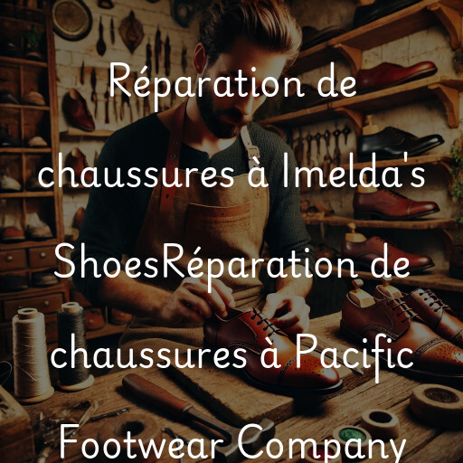 Réparation de chaussures à