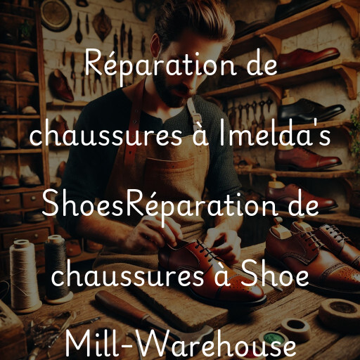 Réparation de chaussures à