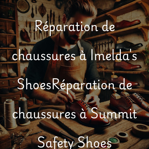 Réparation de chaussures à