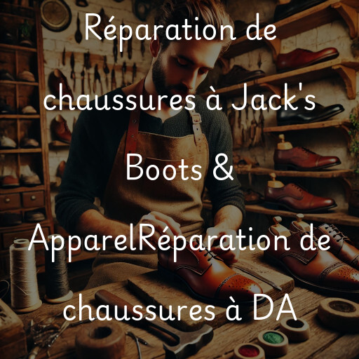 Réparation de chaussures à