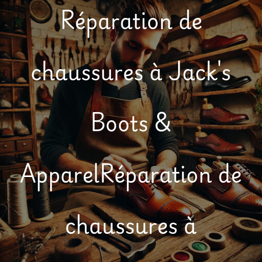 Réparation de chaussures à