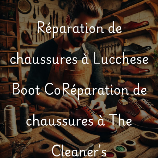 Réparation de chaussures à