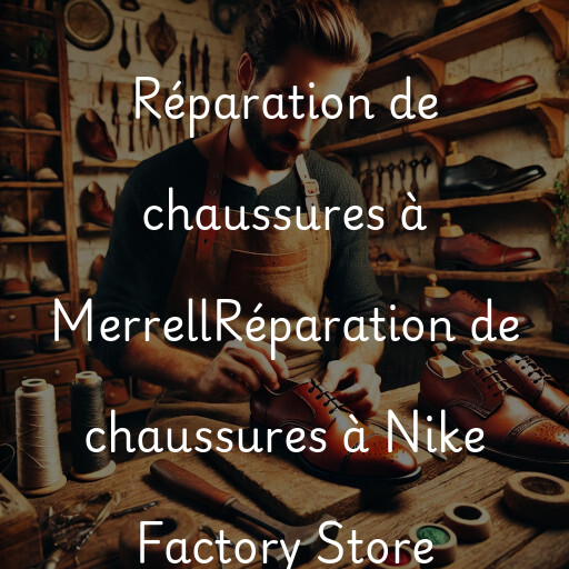 Réparation de chaussures à