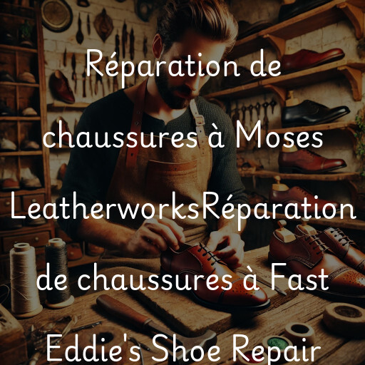 Réparation de chaussures à