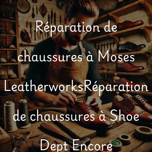 Réparation de chaussures à