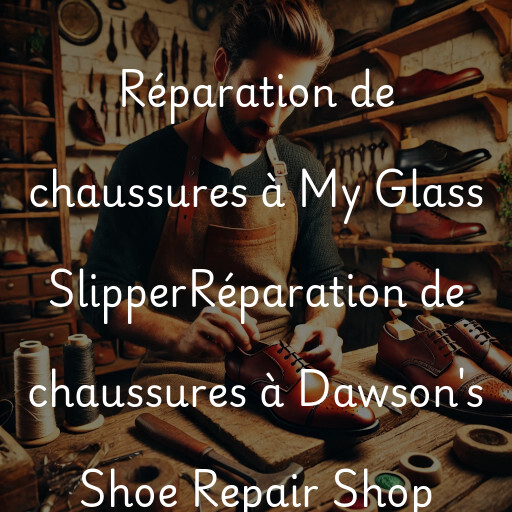 Réparation de chaussures à