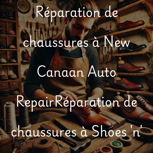 Réparation de chaussures à