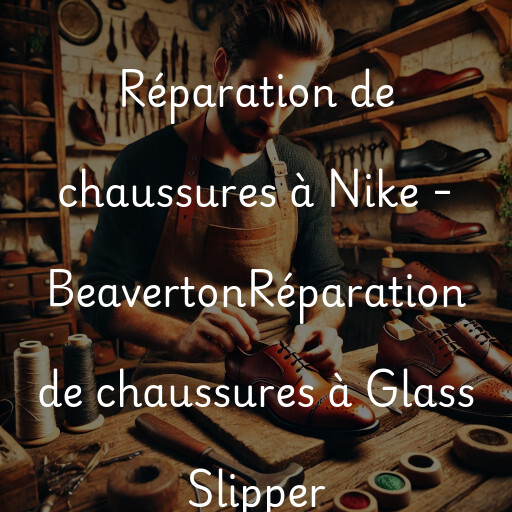 Réparation de chaussures à