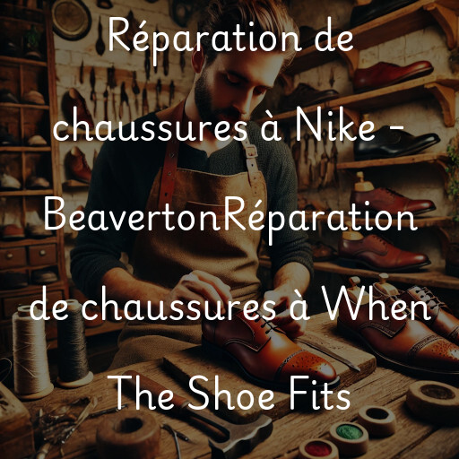 Réparation de chaussures à