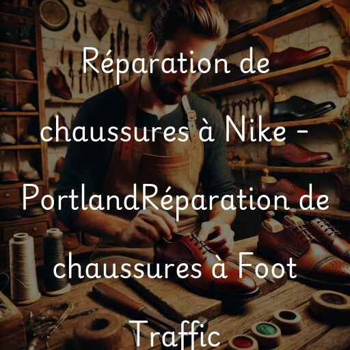 Réparation de chaussures à