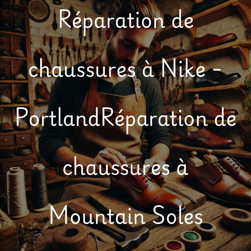 Réparation de chaussures à