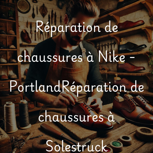 Réparation de chaussures à