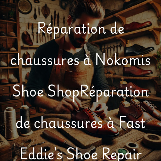 Réparation de chaussures à