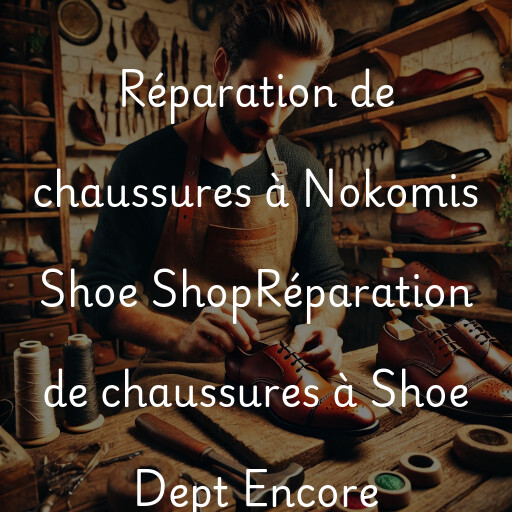 Réparation de chaussures à