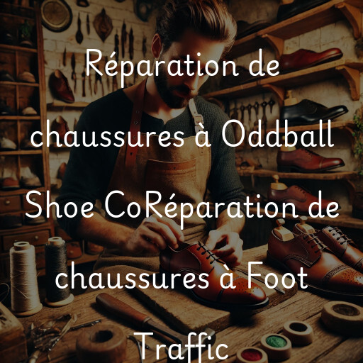 Réparation de chaussures à