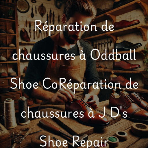 Réparation de chaussures à